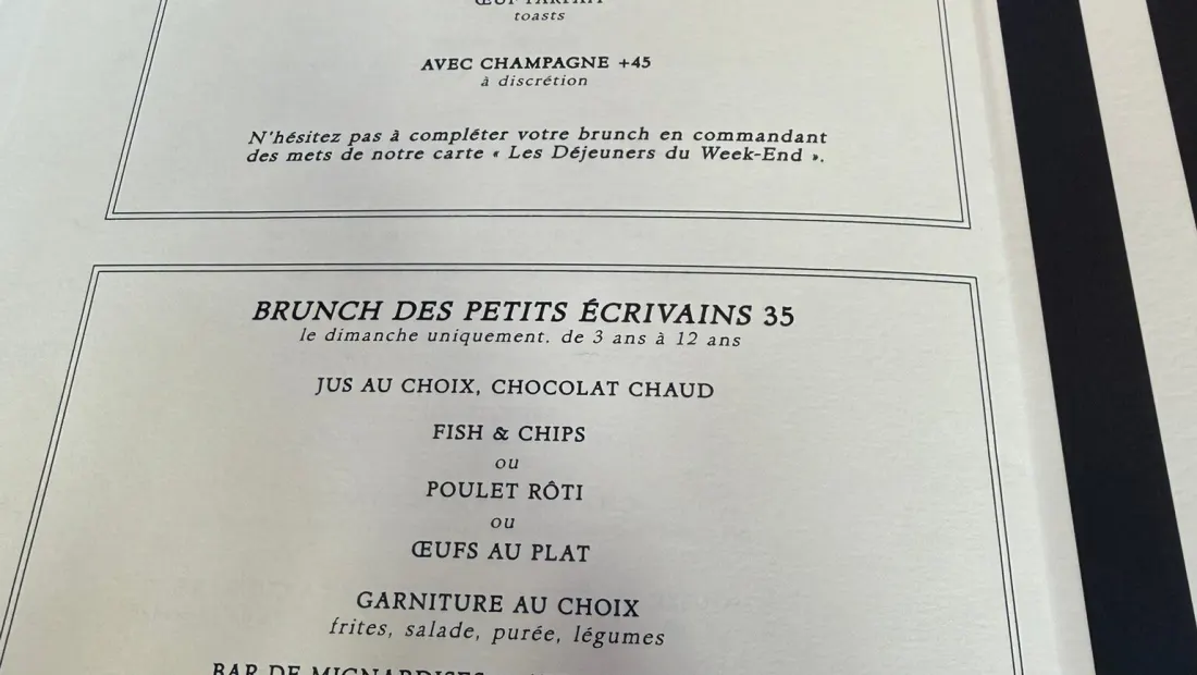 Restaurant in Drouant in Paris