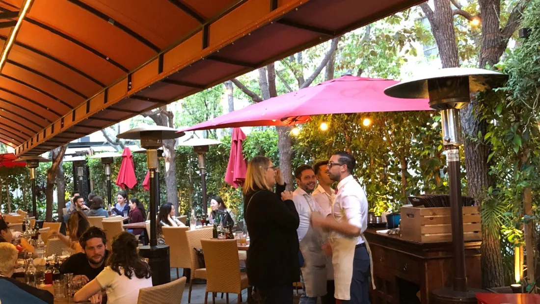 Restaurant in Republique in Los Angeles