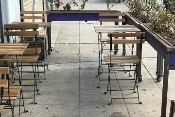 Restaurant in Republique in Los Angeles