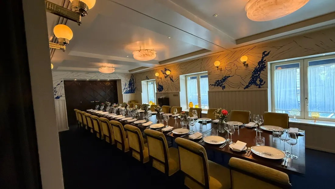 Restaurant in Drouant in Paris
