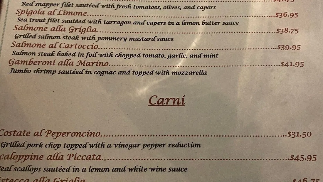 Restaurant in Da Marino NYC in New York