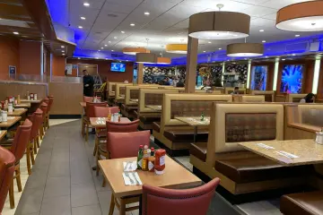 Restaurant in Times Square Diner in New York