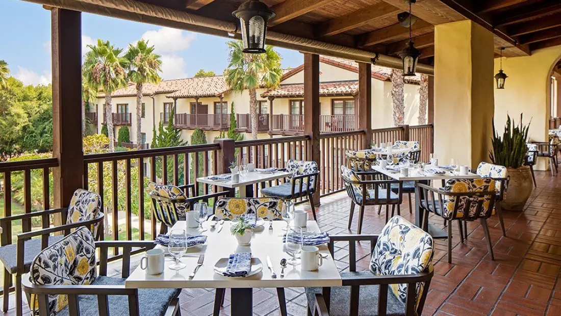 Restaurant in The Cottage La Jolla in San Diego