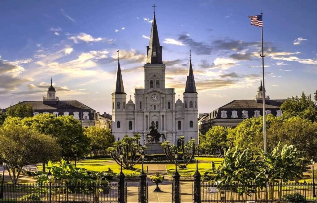 Jackson Square & St. Louis Cathedral background