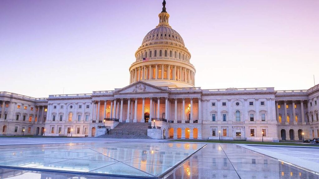 The U.S. Capitol Building Washington